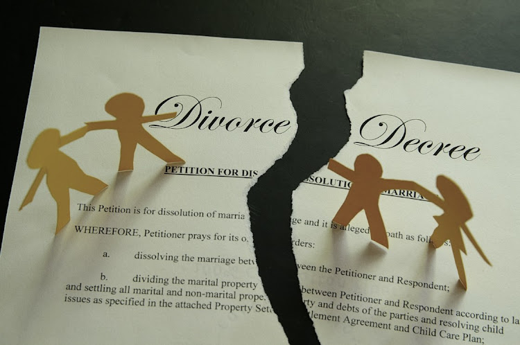 The order stated the marriage was dissolved and that the wife forfeited the benefits arising from the marriage.