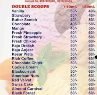 Sri Mahaveer Ice Cream Parlour & Chat Centre menu 1