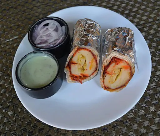 Stuffed Masala Soya Chaap Roll