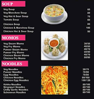 The Royal's Momo menu 1