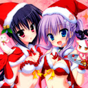 Cute ecchi christmas anime girls  1680x1050 Chrome extension download