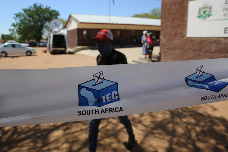 A voting station at a school in Seshego, Limpopo.