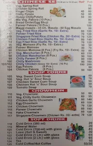 The Village Cafe menu 3