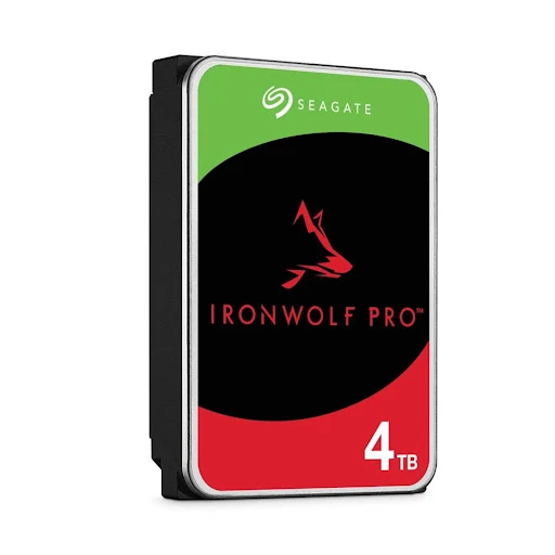 Ổ cứng gắn trong SEAGATE HDD IronWolf Pro 4TB, 7200 RPM, Cache 256MB (ST4000NE001)