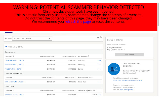 Scam Swatter chrome extension