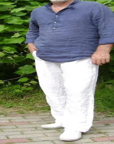 Pantalones de hombre de algodón y l - 2