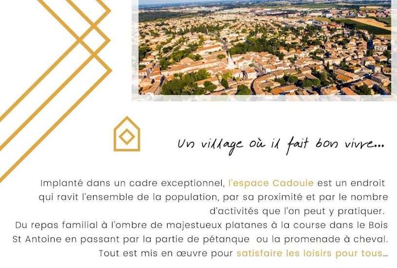  Vente Terrain à bâtir - à Vendargues (34740) 