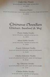 Joe's River Cove menu 1