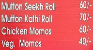 Zaika Kathi Rolls menu 3