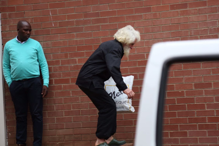 KwaZulu-Natal farmer Philip Solomon leaves the New Hanover Magistrate's court on Tuesday after a bail application.