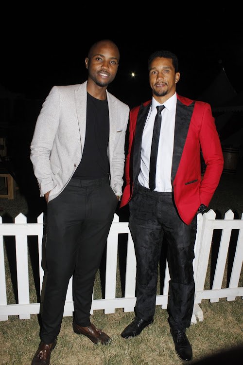 Actor Nick Mutuma and Kenya Rugby Sevens player Biko Adema