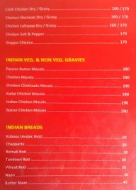 Arabian Delights menu 5