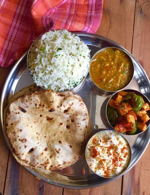 Veg Thali From Mum's Kitchen."