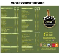 Olives Gourmet Kitchen menu 1