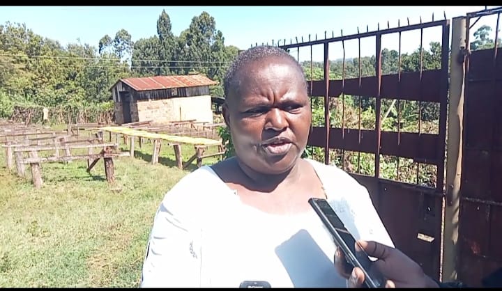 Betreace Muthoni Wamae's daughter-in-law speakd to the media in Rung'ang'a in Embu on Tuesday, January 11,2021