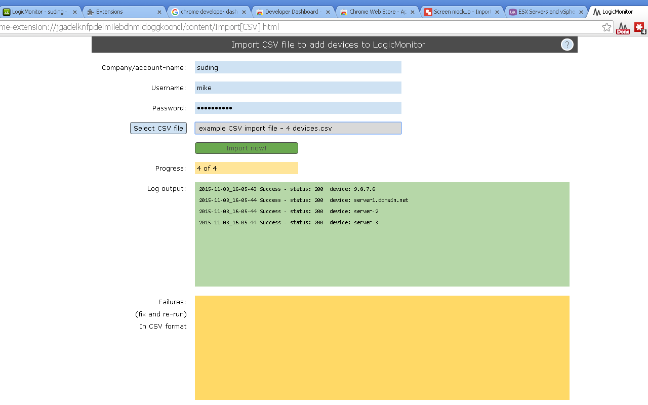 LogicMonitor CSV reader Preview image 0