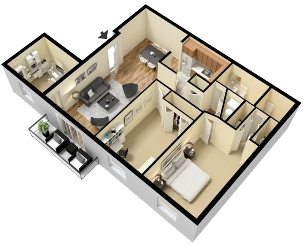 Classic Versailles Floorplan Diagram