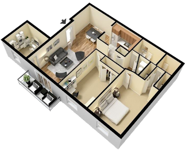 Classic Versailles Floorplan Diagram