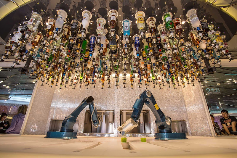 The Bionic Bar is where robots will mix your drinks.