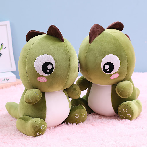 Title 2, Big Eyes Dinosaur Doll Soft Dinosaur Doll Pillo...