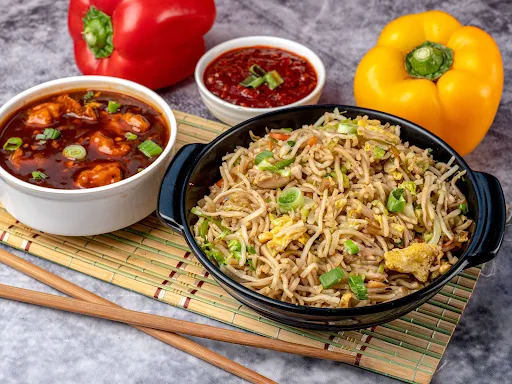 Chicken Manchurian Noodles