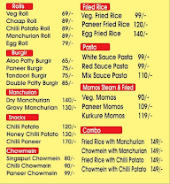 Eighty Seven Fast Food menu 1