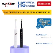 Bàn Chải Điện Sóng Siêu Âm Maxcare Hera Whitening Se Nhật Bản | Làm Sạch Sâu , Gấp 20 Lần Bàn Chải Thông Thường