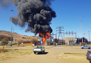 A fire at a substation in Eikenhof on August 27, 2018 which led to a power outage in parts of Johannesburg. 