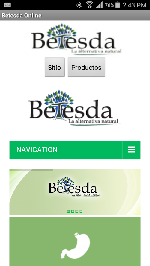 Android application Betesda Natural screenshort