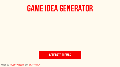 Game Idea Generator