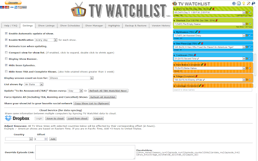 TV WatchList