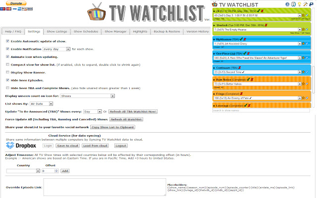 Tv Watchlist