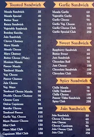 Sapna Sandwich menu 1