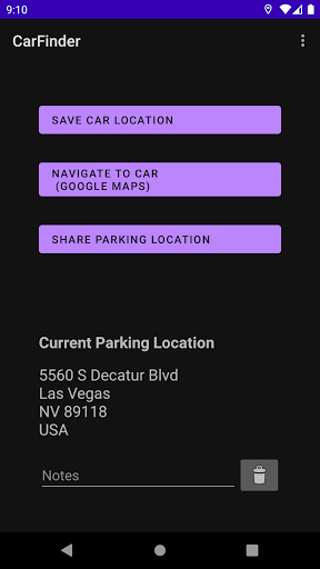 Screenshot CarFinder