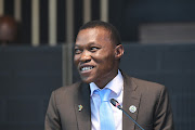 Kabelo Gwamanda during his first speech as executive mayor of Johannesburg.