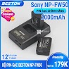 Bộ Pin Sạc Sony Np - Fw50 Beston Dung Lượng Cao, Dùng Cho Máy Ảnh Sony A6000 A6300 A6500 A7 A7 Ii A7R A7S, Nex - 3, Nex5..