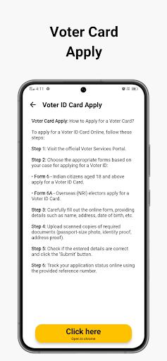 Screenshot Voter Card Apply Online Guide