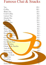 Famous Chai & Snacks menu 1