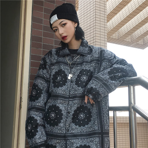 Title 8, Loose street hip-hop jacket, urban style. Comfo...