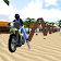 Motocross Beach Jumping Bike Stunt 3D icon