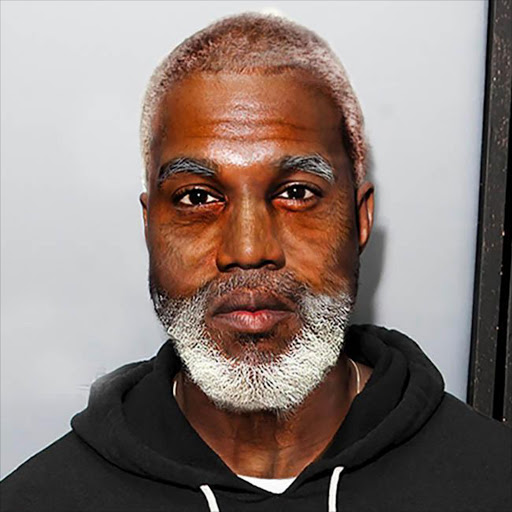 Kanye West as he might look when he is older, according to Voucher Codes Pro