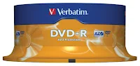 DVD-R VERBATIM 4.7GB 16X spindle (25) (Org.nr.43522)