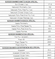 Kutrallam Border Naatu Kozhi Parrota menu 3