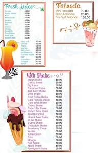 Juice Blast menu 1