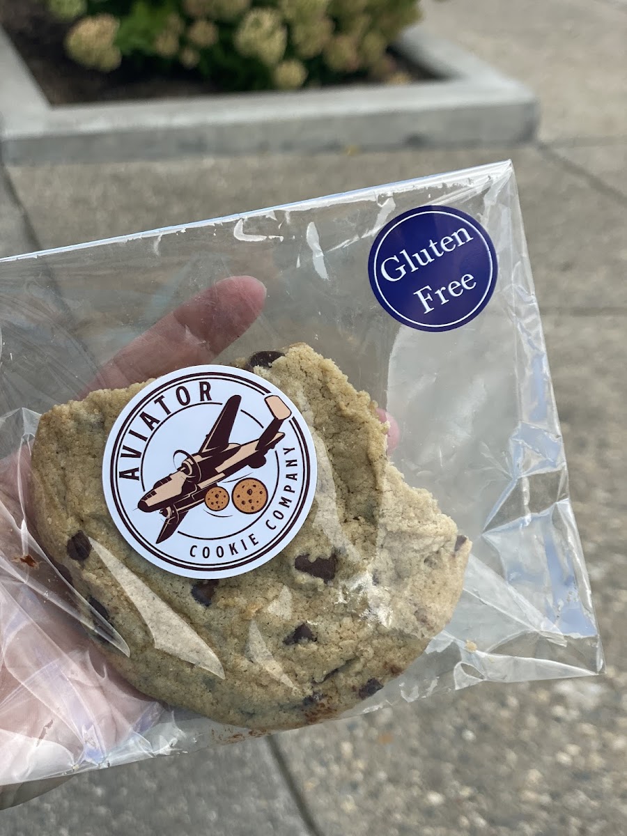 The cookie was so big, I saved half for later.