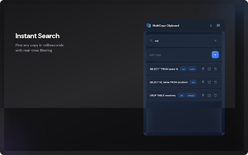 MultiCopy Clipboard, Copy & Paste screenshot 4