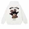 Áo Nỉ Hoodie Zip Mikebear Mikenco, Áo Khoác Hoodie Dây Kéo Unisex Nam Nữ Form Rộng Oversize Nỉ Bông Cao Cấp