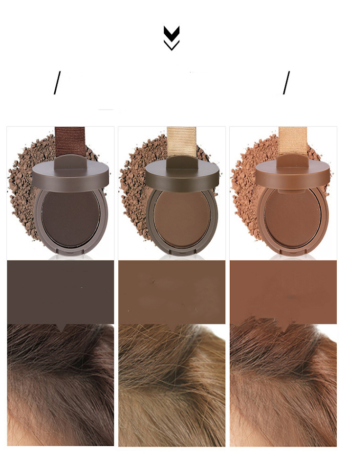 Haarlijn Poeder Masker Make-up Navulpen waterdicht en zweetbestendig. Vult de haarlijn op en zorgt voor een natuurlijk, vol effect.