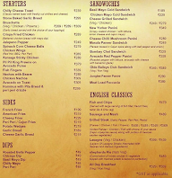 Olde Baileys menu 2