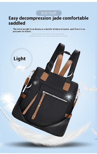 Title 6, Large Capacity Backpack Oxford Cloth Waterproof...